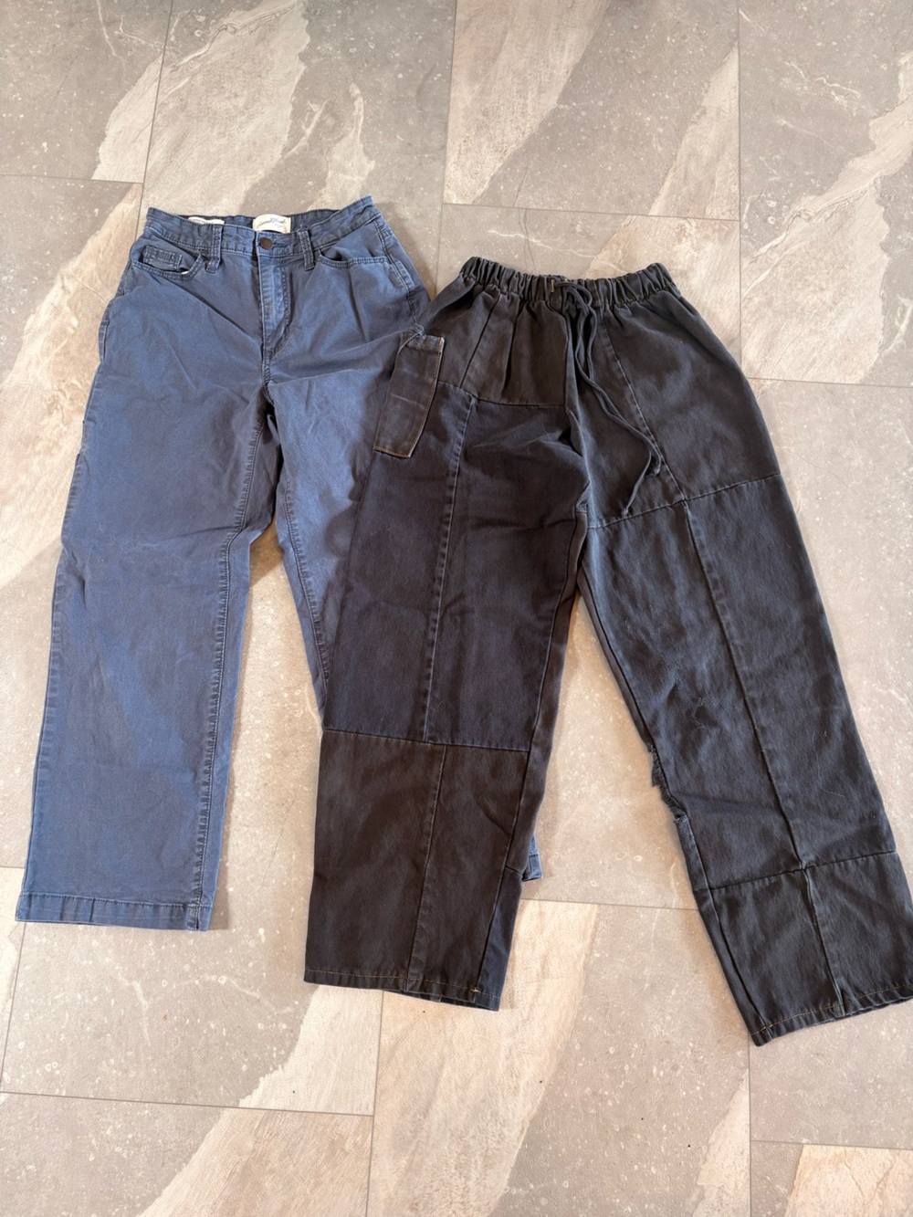 Baggy Cargo Pants Set Bundle in Navy and Black